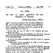 Adoption of Children Act 1928